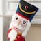 Glitzhome® 21"L Hooked Christmas Nutcracker Stocking